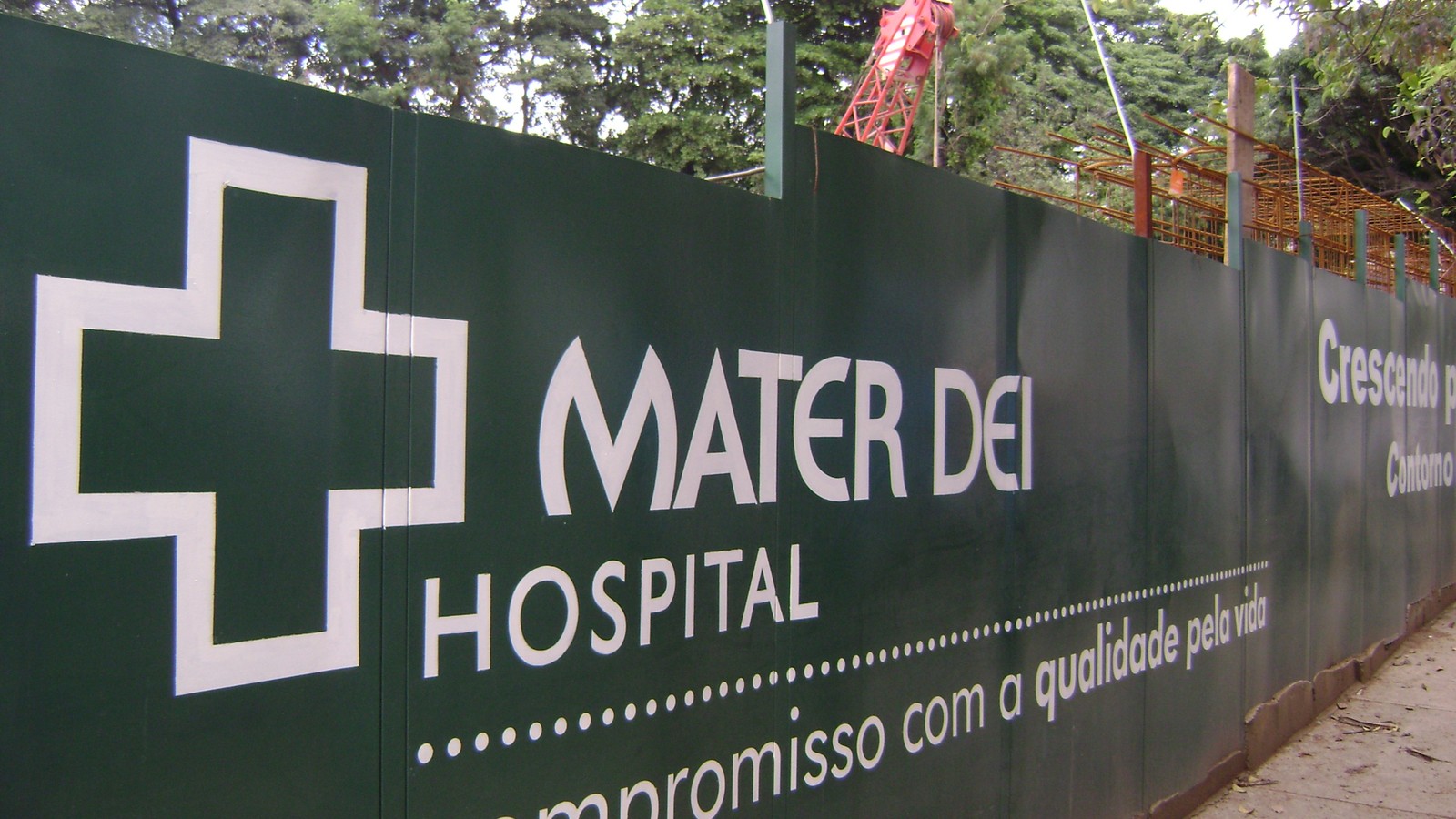 Fachada do Hospital Mater Dei em Belo Horizonte – MG
