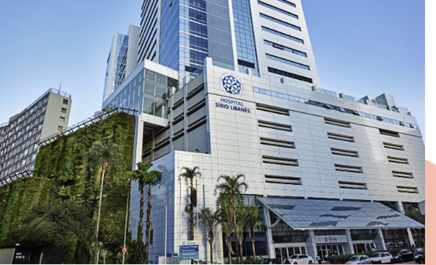 Fachada do Hospital Sírio-Libanês em São Paulo – SP